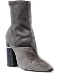 dunkelgrüne Lederstiefel von 3.1 Phillip Lim