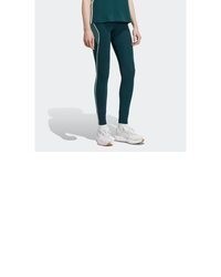 dunkelgrüne Leggings von adidas Sportswear