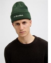 dunkelgrüne Mütze von Jack & Jones