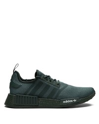 dunkelgrüne niedrige Sneakers von adidas