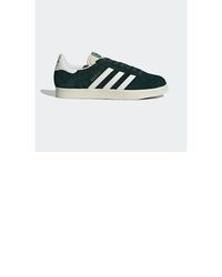 dunkelgrüne niedrige Sneakers von adidas Originals