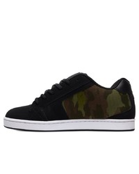 dunkelgrüne niedrige Sneakers von DC Shoes