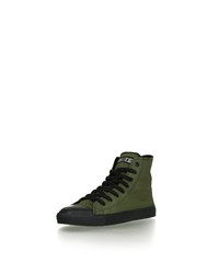dunkelgrüne niedrige Sneakers von Ethletic