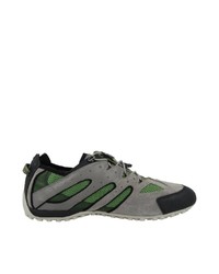 dunkelgrüne niedrige Sneakers von Geox
