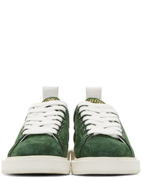 dunkelgrüne niedrige Sneakers von Golden Goose Deluxe Brand