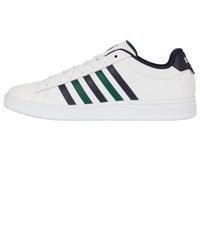 dunkelgrüne niedrige Sneakers von K-Swiss