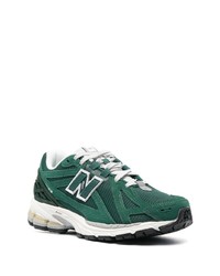 dunkelgrüne niedrige Sneakers von New Balance