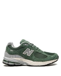 dunkelgrüne niedrige Sneakers von New Balance