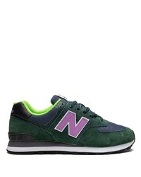 dunkelgrüne niedrige Sneakers von New Balance