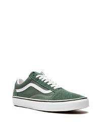 dunkelgrüne niedrige Sneakers von Vans