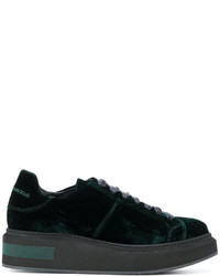 dunkelgrüne niedrige Sneakers von Paloma Barceló