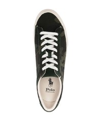 dunkelgrüne niedrige Sneakers von Polo Ralph Lauren