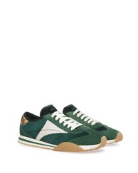 dunkelgrüne niedrige Sneakers von Bally