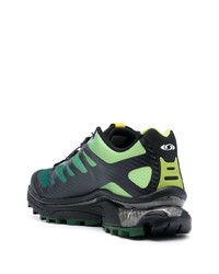 dunkelgrüne niedrige Sneakers von Salomon