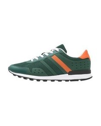 dunkelgrüne niedrige Sneakers von YOURTURN