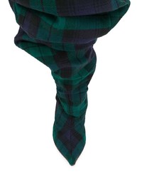 dunkelgrüne Overknee Stiefel aus Segeltuch von Y/Project