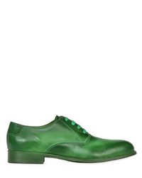 dunkelgrüne Oxford Schuhe