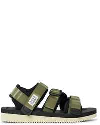 dunkelgrüne Sandalen von Suicoke