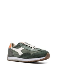 dunkelgrüne Segeltuch niedrige Sneakers von Diadora