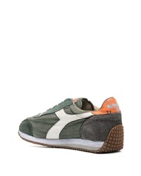 dunkelgrüne Segeltuch niedrige Sneakers von Diadora