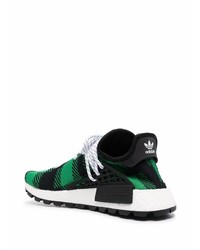 dunkelgrüne Segeltuch niedrige Sneakers von adidas