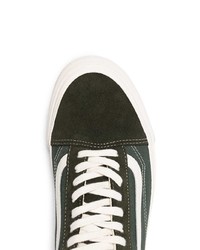 dunkelgrüne Segeltuch niedrige Sneakers von Vans