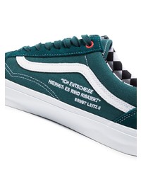 dunkelgrüne Segeltuch niedrige Sneakers von Vans