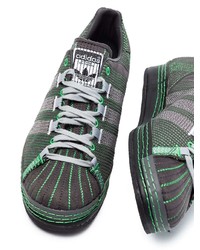 dunkelgrüne Segeltuch niedrige Sneakers von adidas by Craig Green