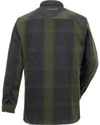 dunkelgrüne Shirtjacke von Parforce Active