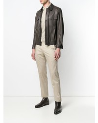 dunkelgrüne Shirtjacke von Ermenegildo Zegna