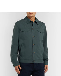 dunkelgrüne Shirtjacke von Loro Piana