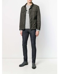 dunkelgrüne Shirtjacke von Zadig & Voltaire