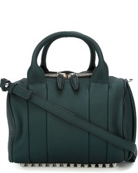 dunkelgrüne Shopper Tasche aus Leder von Alexander Wang