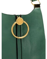 dunkelgrüne Shopper Tasche aus Leder von Marni