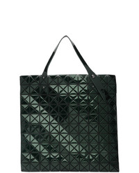 dunkelgrüne Shopper Tasche aus Leder von Bao Bao Issey Miyake