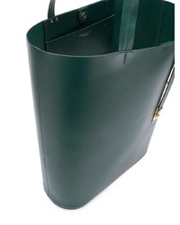 dunkelgrüne Shopper Tasche aus Leder von Sophie Hulme