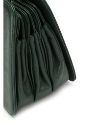 dunkelgrüne Shopper Tasche aus Leder von Sarah Chofakian