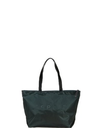 dunkelgrüne Shopper Tasche aus Segeltuch von Esprit