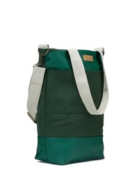 dunkelgrüne Shopper Tasche aus Segeltuch von FERDINandNOAH