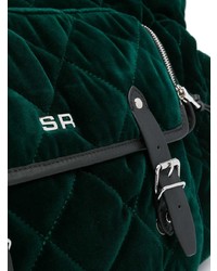 dunkelgrüne Shopper Tasche aus Segeltuch von Sonia Rykiel