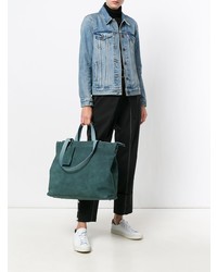 dunkelgrüne Shopper Tasche von Marsèll