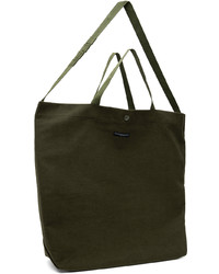 dunkelgrüne Shopper Tasche von Engineered Garments