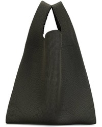dunkelgrüne Shopper Tasche von MM6 MAISON MARGIELA