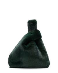 dunkelgrüne Shopper Tasche von Simonetta Ravizza
