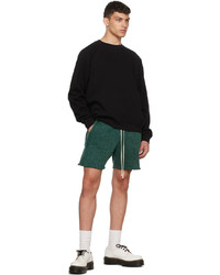 dunkelgrüne Shorts von Les Tien