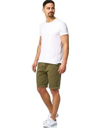 dunkelgrüne Shorts von INDICODE