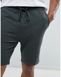 dunkelgrüne Shorts von Asos