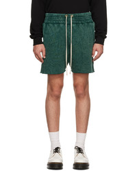dunkelgrüne Shorts von Les Tien