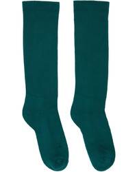 dunkelgrüne Socken von Rick Owens