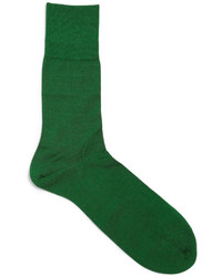 dunkelgrüne Socken von Falke